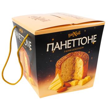 Кекс Цар Хліб Панеттоне с белым шоколадом 450г - купить, цены на Auchan - фото 1
