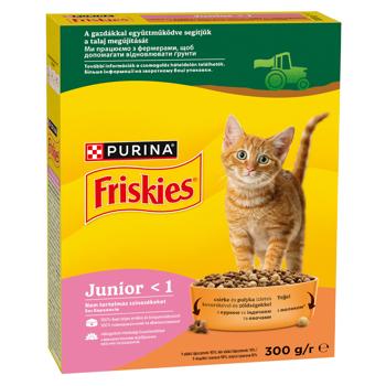 Friskies Junior Dry Feed with Chicken, Turkey and Vegetables for Kittens 300g - buy, prices for COSMOS - photo 3