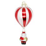 Прикраса ялинкова Koopman Куля повітряна різдвяна 7х7х16см