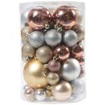 Actuel Set of Christmas Balls 3-8cm 48pcs