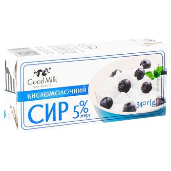 Good Milk Curd 5% 340g - buy, prices for MasterZoo - photo 1