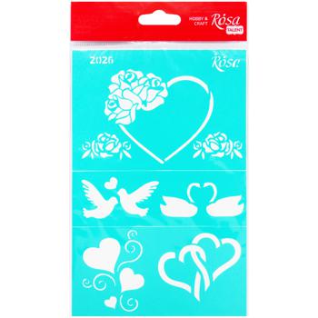 Rosa Talent Stencil 13*20cm - buy, prices for - photo 4