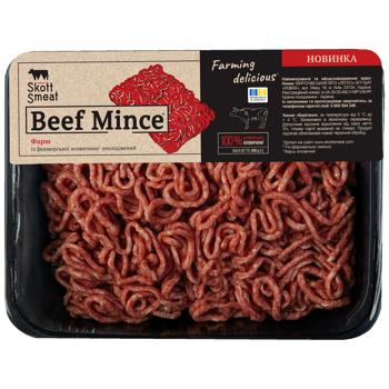 Фарш Skott Smeat говяжий охлажденный 450г - купить, цены на Auchan - фото 1