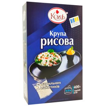 Rice Groats Kozub 5*80g - buy, prices for Supermarket "Kharkiv" - photo 2