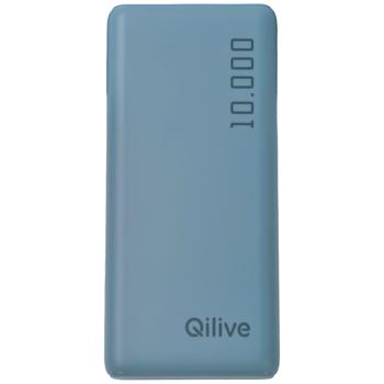 Универсальная мобильная батарея Qilive бирюзовый 10000mAh