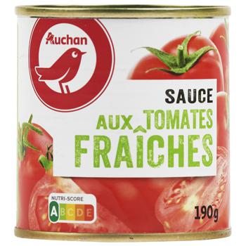 Auchan Fresh Tomato Sauce 190g - buy, prices for Auchan - photo 1