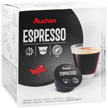 Auchan Espresso Coffee Capsules 7g*16pcs - buy, prices for - photo 3