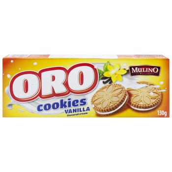 Mulino Oro Vanilla Cookies 130g - buy, prices for COSMOS - photo 1