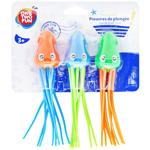 One Two Fun Squid Dive Toys 3pcs
