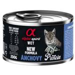 Вологий корм для котів Alpha Spirit Adult 200 г - анчоуси