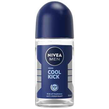 Антиперспирант шариковый Nivea Men Cool Kick 50мл - купить, цены на METRO - фото 1