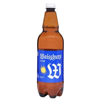 Umanpyvo Waissburg light beer 4.7% 1l - buy, prices for NOVUS - photo 1