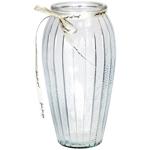 Ваза Crystal Ritz стеклянная прозрачная 26см
