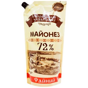 National Ukrainian Traditions Nice Mayonnaise 72% 500g - buy, prices for Torba - photo 1