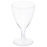 Unipak Set of Glasses for Wine Disposable 160ml 4pcs