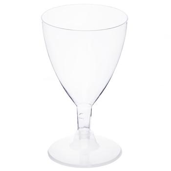 Unipak Set of Glasses for Wine Disposable 160ml 4pcs