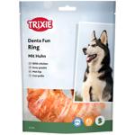 Ласощі для собак Trixie Denta Fun з куркою кільце для чищення зубів 10см 110г