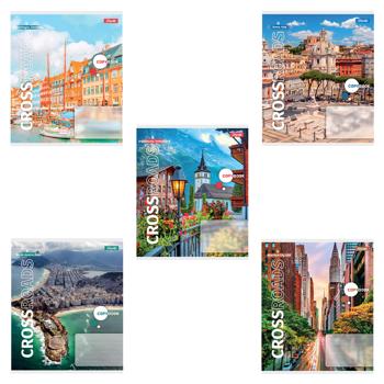 Зошит 1 Вересня Crossroads клітинка А5 36 аркушів - купити, ціни на NOVUS - фото 1