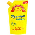 Майонез Королівський смак Преміум 67% 500г дой-пак Україна