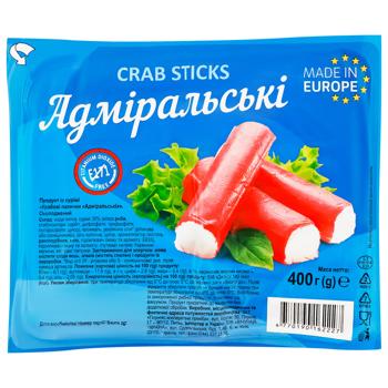 Крабові палички Адміральські охолоджені 400г - купити, ціни на Auchan - фото 1