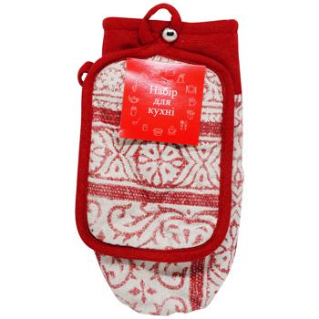 Provans Red Glove and Potholder Set - buy, prices for COSMOS - photo 1