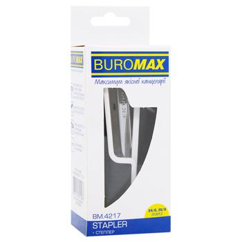 Степлер пластиковий Buromax чорний - купити, ціни на МегаМаркет - фото 2