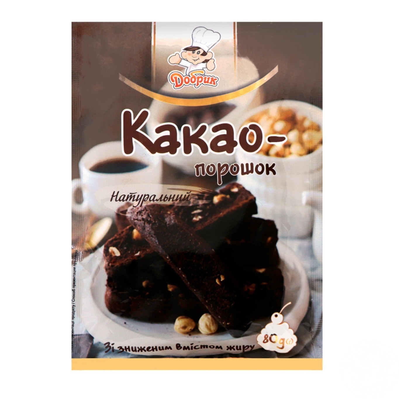 

Какао-порошок Добрик натуральный 80г