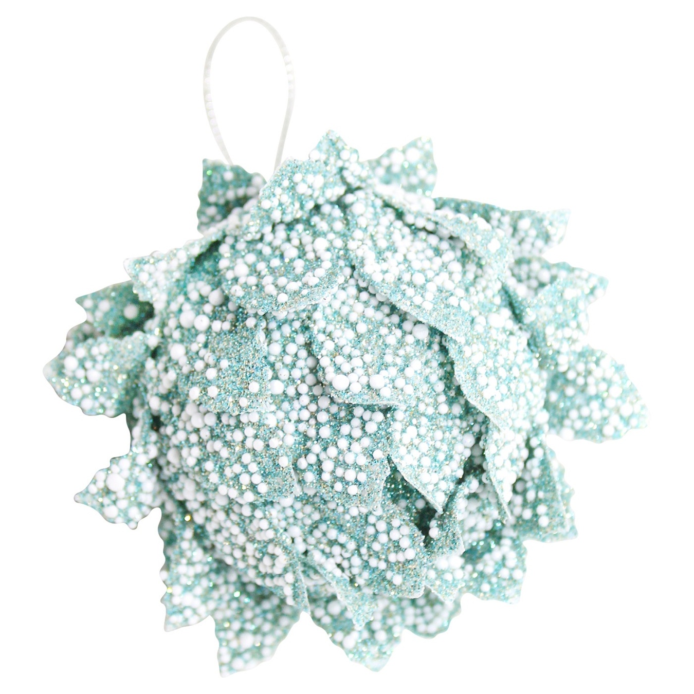 

Украшение ёлочное листок 8см в ассортименте