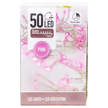 Гірлянда внутрішня кольорова 50LED 5м в асортименті - купити, ціни на METRO - фото 2