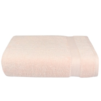 Saffran Terry Towel Border 70х140cm peach - buy, prices for MegaMarket - photo 2