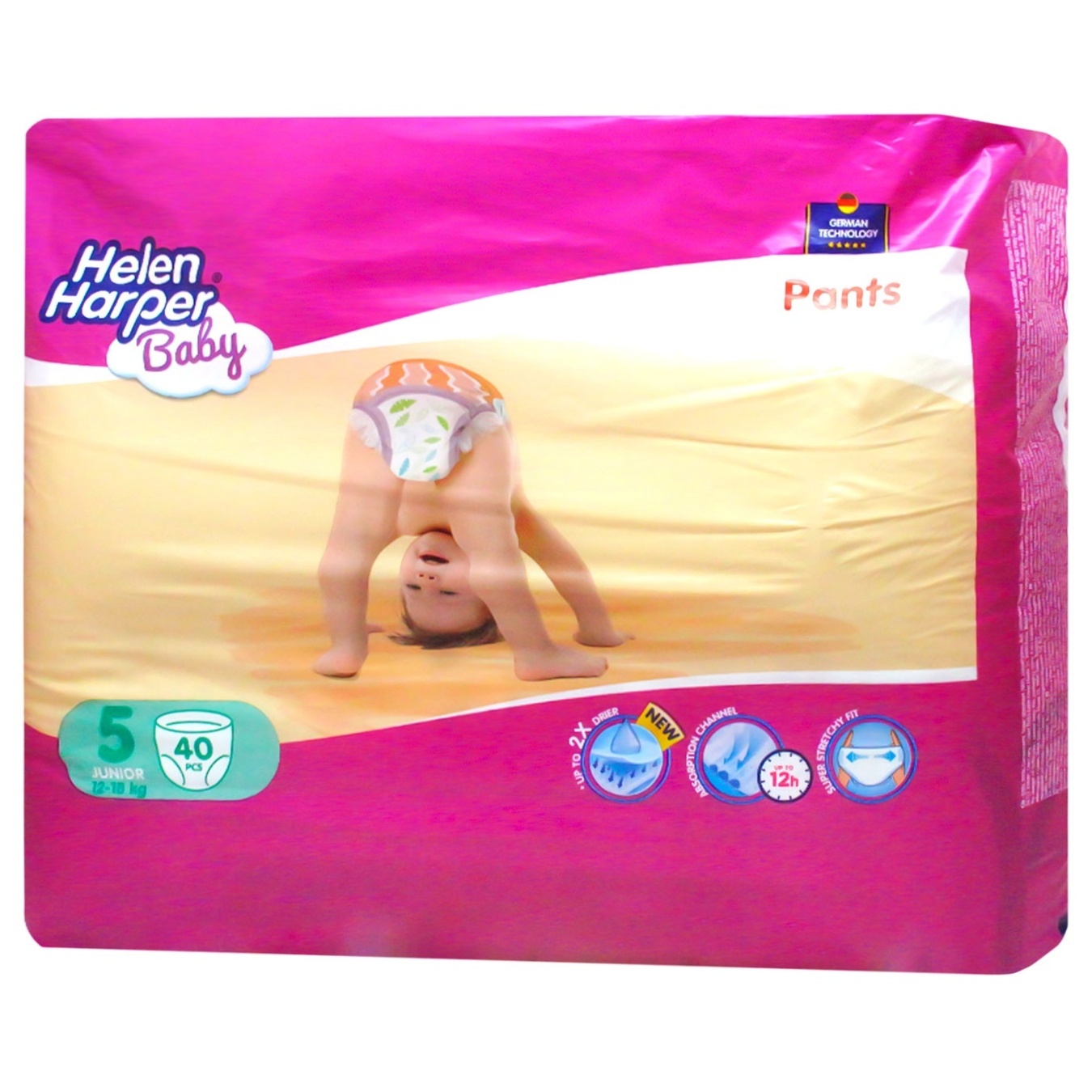 

Подгузники-трусики Helen Harper Baby Junior 5 12-18кг 40шт