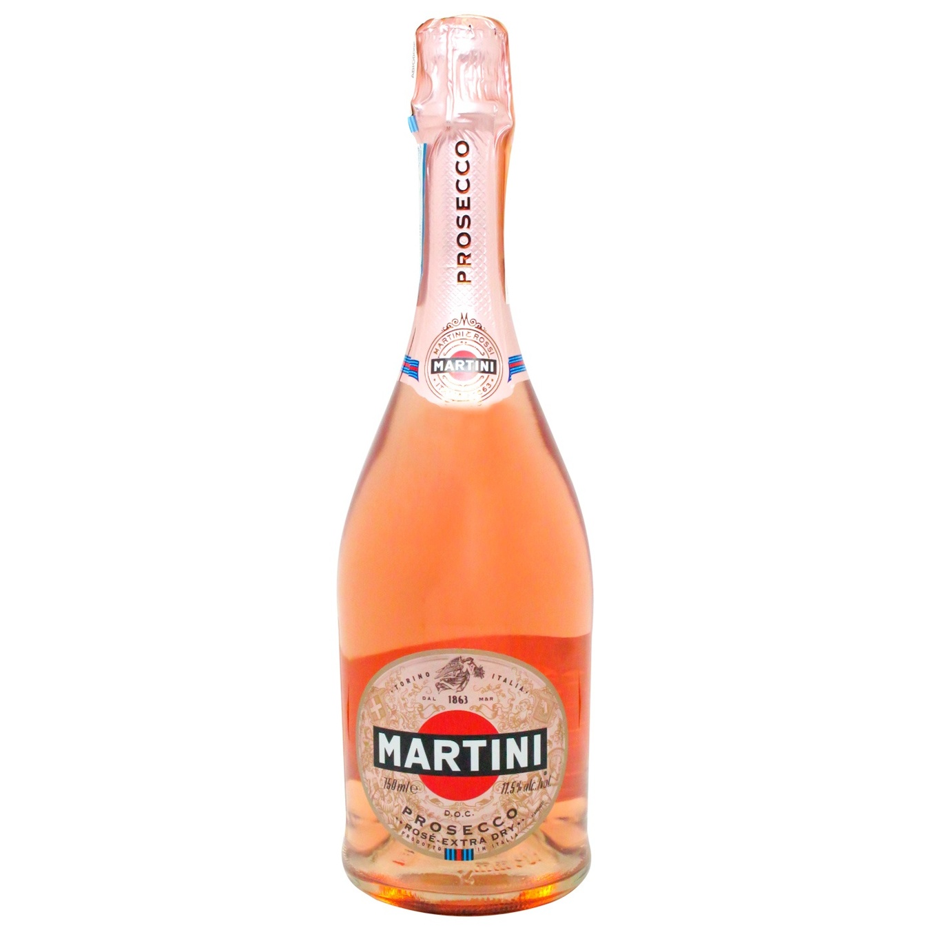 

Вино игристое Martini Prosecco розовое сухое 11,5% 0,75л
