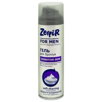 Zeffir Sensitive Skin Shaving Gel for Men 200ml