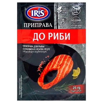 Приправа Iris до риби 25г - купити, ціни на Торба - фото 4