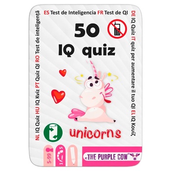 The Purple Cow Board Game 50 IQ Challenges Unicorns - buy, prices for ULTRAMARKET - photo 1