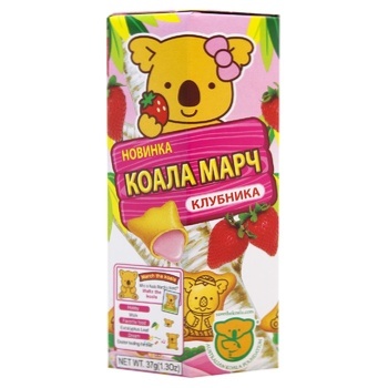 Печиво Lotte Koala's March полуниця 37г - купити, ціни на - фото 1