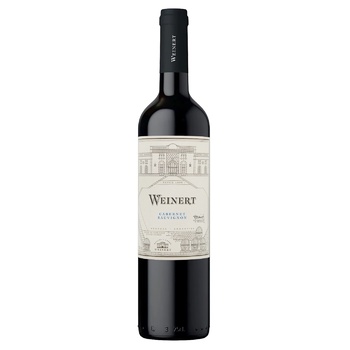 Вино Weinert Cabernet Sauvignon червоне сухе 14% 0,75л - купити, ціни на ULTRAMARKET - фото 1