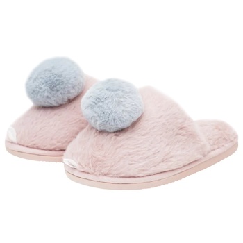 Twins Pompon Children's Home Slippers Pink s.30/31 - buy, prices for MegaMarket - photo 1