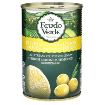 Feudo Verde With Lemon Green Olives 300g - buy, prices for NOVUS - photo 1