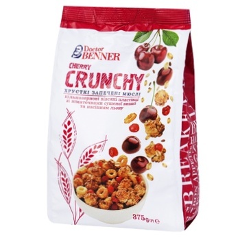 Doctor Benner Crunch cherry 375g - buy, prices for ULTRAMARKET - photo 1