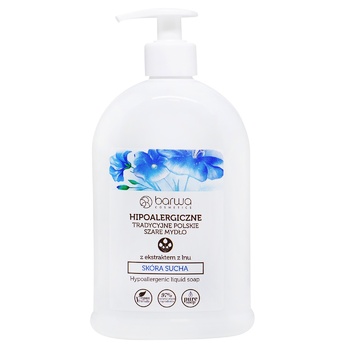 Barwa Hypoallergenic Liquid Soap with Flax Extract 500ml - buy, prices for NOVUS - photo 1