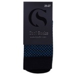 Cool Socks Men's Black-blue Socks Size 25-27