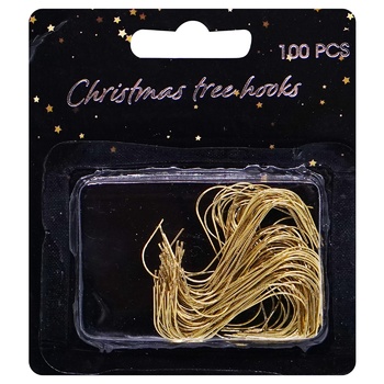 Christmas Tree Hooks 36mm 100pcs - buy, prices for - photo 1