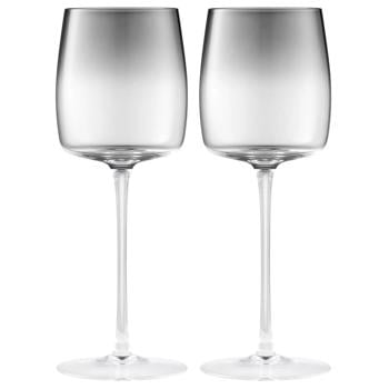 Ardesto Black Mars Mira Grey Set of Wine Glasses 2pcs 410ml - buy, prices for COSMOS - photo 1