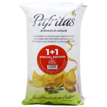 Чипсы Pafritas с морской солью и чесноком 2шт 140г - купить, цены на МегаМаркет - фото 2