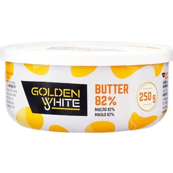 Масло Golden White вершкове несолоне 82% 250г - купити, ціни на Восторг - фото 1