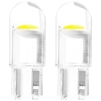 Лампа автомобільна Amio LED W5W COB 12V Clear White - купити, ціни на Auchan - фото 2