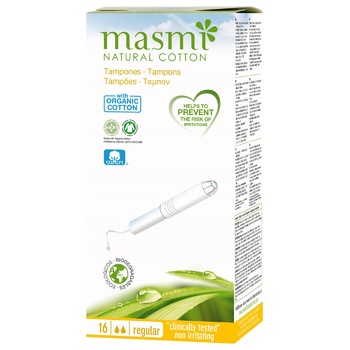 Masmi Organic Tampons with Applicator 16pcs - buy, prices for COSMOS - photo 3