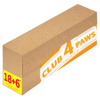 Корм влажный Club 4 Paws Premium с индейкой для кошек 18+6шт х 85г - купить, цены на MasterZoo - фото 3