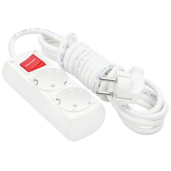 Подовжувач Borsan 2гнізда 5м+вимикач - купить, цены на Auchan - фото 2